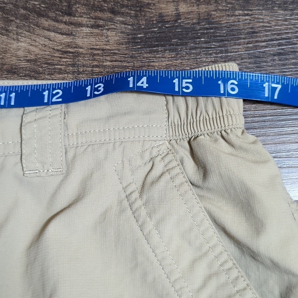 L.L. Bean Men's Cresta Cargo Hiking Shorts Size Med-Reg in Khaki Tan 100% Nylon - Picture 8 of 9